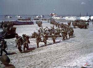 تصاویر رنگی از نبرد «نرماندی» پس از ۷۰ سال