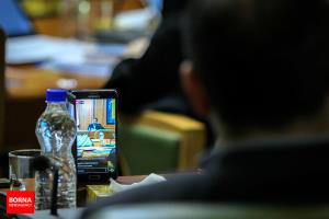 گرفتن لایو در مراسم ادای سوگند شهردار تهران در جلسه شورای شهر