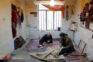 رفوگرهای بازار فرش تهران