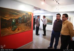 نمایشگاه «درنگ در سکوت» با مضامین مذهبی در ساختمان حوزه هنری تهران