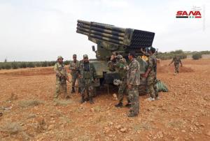  استقرار نیروهای ارتش سوریه در منبج