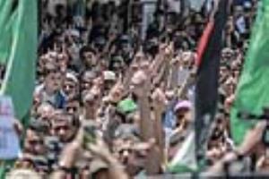 تظاهرات هزاران فلسطینی علیه طرح الحاق