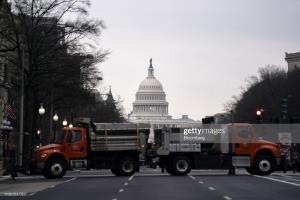 عکس/ حصارکشی امنیتی به دور کاخ سفید پیش از تظاهرات