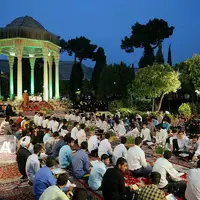عکس/ جزخوانی قرآن کریم در حافظیه شیراز
