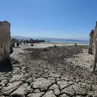 عکس/ خشکسالی دریاچه وان در ترکیه