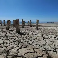 خشکسالی دریاچه وان در ترکیه