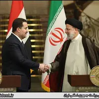 عکس/ نشست مطبوعاتی رئیس جمهور ایران و نخست وزیر جدید عراق