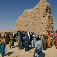 ویرانه‌های خانه امام رضا(ع) در ترکمنستان