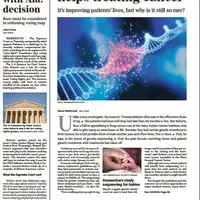 صفحه اول روزنامه یو اس ای تودی/ دستکاری ژنتیکی راهی برای درمان سرطان 