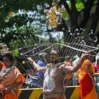 جشنواره آیینی هندوها در چنای هند