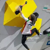 الناز رکابی در مسابقات سنگ‌نوردی قهرمانی جهان