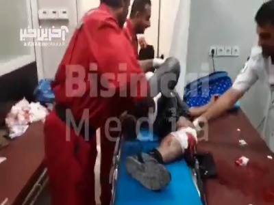 اولین فیلم از وضعیت مجروحان حادثه تروریستی؛ تاکنون 8 نفر مجروح و یک نفر به شهادت رسیده است