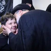 عکس/ دیدار رئیس جمهور با خانواده شهید مدافع امنیت «سلمان امیراحمدی»