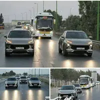 اسکورت منظم اتوبوس الاتحاد عربستان در اصفهان