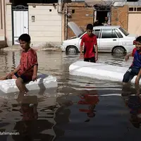 عکس/ خسارات سیلاب و آبگرفتگی به شهروندان سربندر
