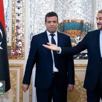 عکس/ دیدار معاون نخست وزیر لیبی با وزیر امور خارجه