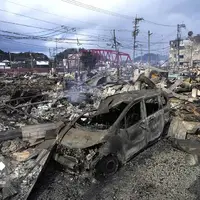عکس/ خسارات «زلزله ۷.۵ ریشتری» در ژاپن
