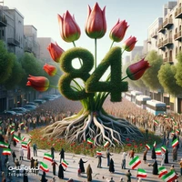 تصویرسازی برای ۸۴ شهید حمله تروریستی کرمان