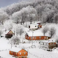 زیبایی‌های زمستانی ییلاق کوجاداغ سامسون ترکیه