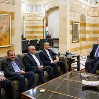 عکس/ دیدار حسین امیرعبداللهیان با نخست وزیر لبنان