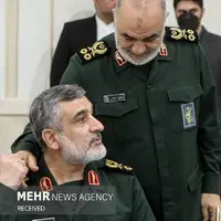 عکس/ دیدار صمیمانه فرماندهان و مسئولین عالی سپاه