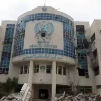  مرکز بهداشت آنروا غزه بعد از بمباران 