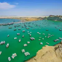 عکس/ «بریس» زیباترین و کمیاب‌ترین ساحل صخره‌ای ایران