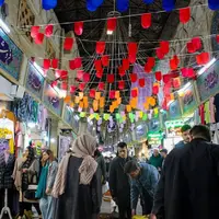 عکس/ حال و هوای نوروزیِ بازار تجریش 