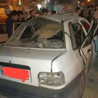 انفجار مواد محترقه داخل پراید در تبریز
