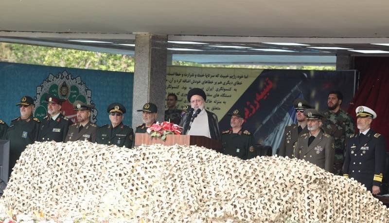 هشدار رئیس‌جمهور در مراسم رژه ارتش به صهیونیست‌ها: کوچک ترین تعرض به خاک ایران به برخوردی سهمگین منجر می‌شود