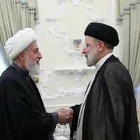 عکس/ دیدار نائب رئیس مجلس اعلای اسلامی شیعیان لبنان با رئیس جمهور