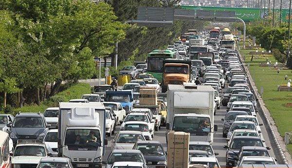 ترافیک سنگین در بزرگراه‌های مشهد و هسته مرکزی شهر