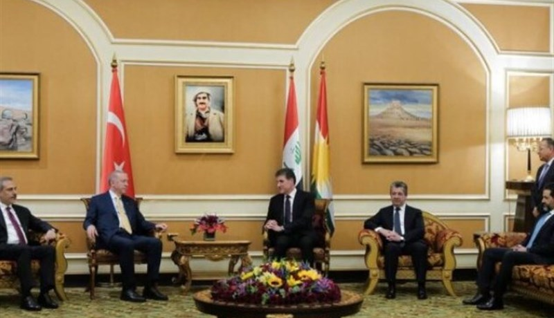 جزئیات دیدار اردوغان با مقامات اقلیم کردستان عراق