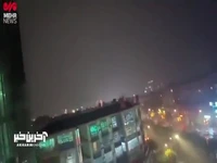 رعد و برق وحشتناک در جیانگژی چین