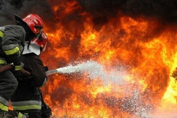 آتش‌سوزی در یک مدرسه دخترانه