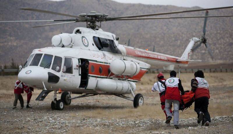 اورژانس هوایی ارومیه بیمار 74 ساله را نجات داد