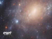 تصویر تلسکوپ فضایی هابل از کهکشان با فاصله‌ی ۳۴ میلیون سالِ نوری از زمین