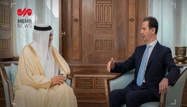 دیدار وزیر خارجه بحرین با بشار اسد پس از 13 سال