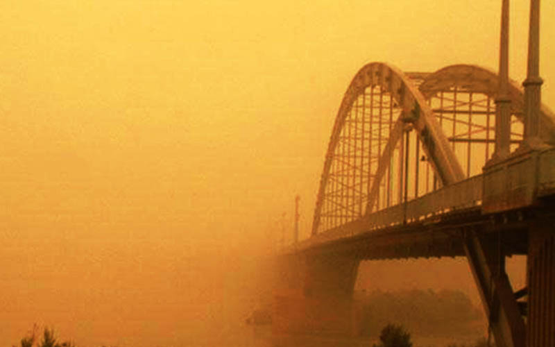 هوای اهواز و شوش در وضعیت خطرناک آلودگی هوا قرار گرفت