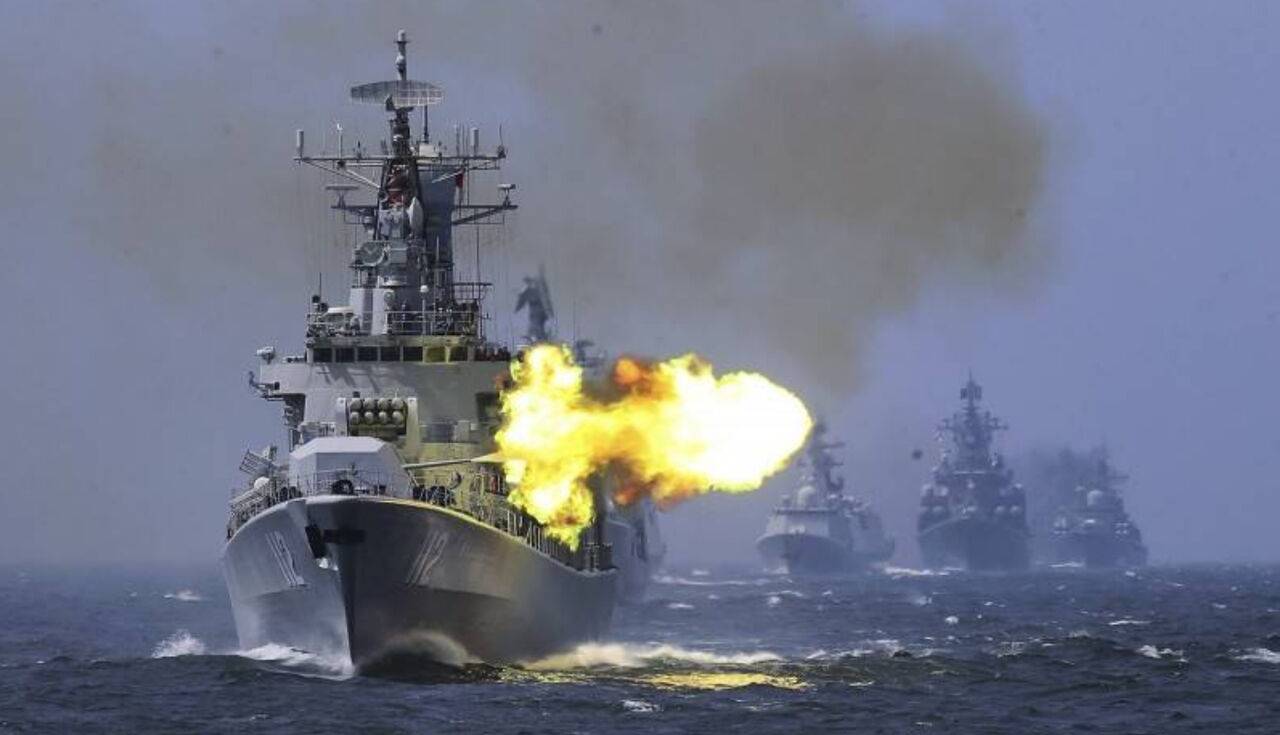 چین رزمایش دریایی 9 روزه برگزار می‌کند