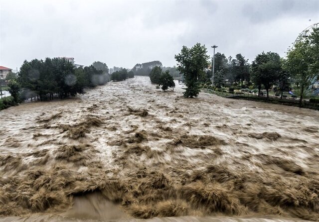 هشدار جدی آبگرفتگی و وقوع سیلاب در رودخانه‌های استان کردستان