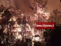 آتش‌سوزی گسترده در امام‌زاده ابراهیم شفت؛ 130 ساختمان مسکونی و تجاری سوخت