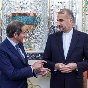امیرعبداللهیان در دیدار گروسی: همکاری ایران و آژانس نباید تحت تأثیر رفتارهای بی‌ثبات آمریکا قرار گیرد