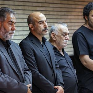 حضور اهالی فرهنگ و هنر در مراسم ترحیم برادرزاده محسن تنابنده شهید «علیرضا تنابنده»