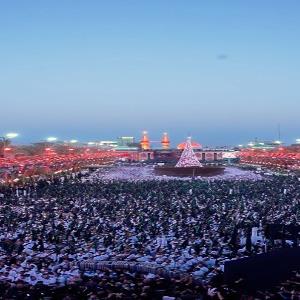 عزاداری دستهٔ معروف «بنی عامر» در بین الحرمین