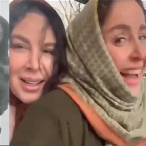 موتورسواری ژاله صامتی و شهره سلطانی در یک سریال