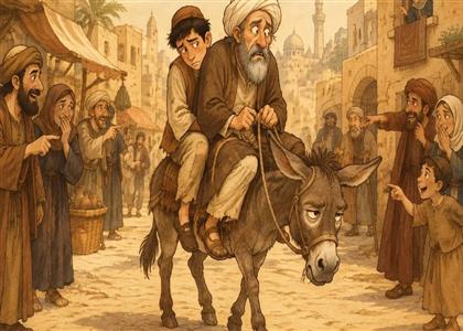 الاغسواری ملانصرالدین و پسرش!