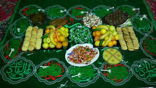 سفره صلوات شب جمعه
(روستاي گندمريز) واقع در استان بوشهر