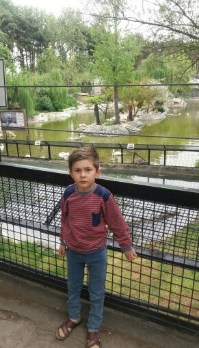 سلام پسرم در پارک ارم تهران امروز