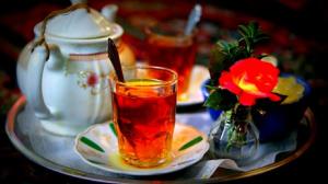 چایی عصر بهار شادی براتون رقم بخوره انشالله همیشه 